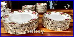 Royal Albert Old Country Roses Bone China 67 Pc. Set