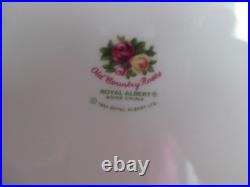 Royal Albert Old Country Roses Bone China Childs Tea Set 7 pc. Set Gold Trim