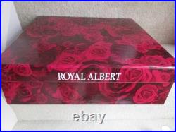 Royal Albert Old Country Roses Bone China Childs Tea Set 7 pc. Set Gold Trim