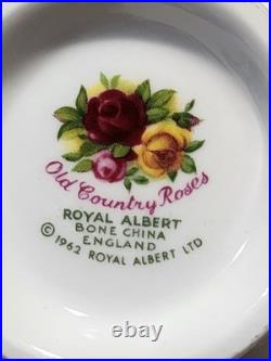 Royal Albert Old Country Roses Bone China Coffee 8- Tea Set Cup Saucer