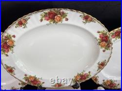 Royal Albert Old Country Roses Bone China Dinner For 8 with serving's