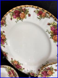 Royal Albert Old Country Roses Bone China Dinner For 8 with serving's