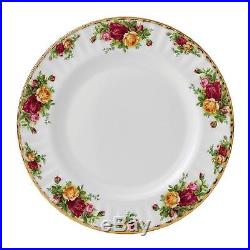Royal Albert Old Country Roses Bone China Dinner Plate Set of 4 NEW FREE SHIP