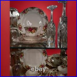 Royal Albert Old Country Roses Bone China Dinner Set Cups Saucers Plates Floral