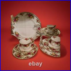 Royal Albert Old Country Roses Bone China Dinner Set Cups Saucers Plates Floral