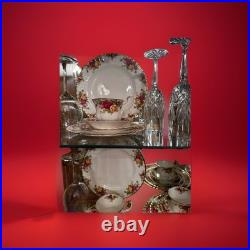 Royal Albert Old Country Roses Bone China Dinner Set Cups Saucers Plates Floral