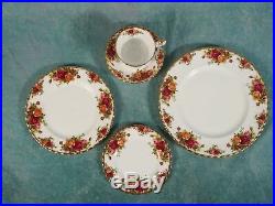 Royal Albert Old Country Roses Bone China Dinner Set Cups Teapot FIRST EDITION