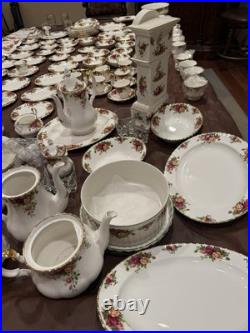 Royal Albert Old Country Roses Bone China Dinner Set Plates Bowls Cups Saucers