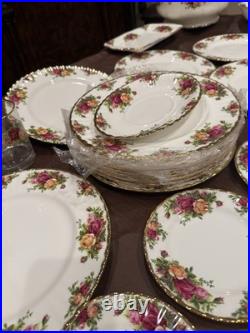 Royal Albert Old Country Roses Bone China Dinner Set Plates Bowls Cups Saucers