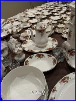 Royal Albert Old Country Roses Bone China Dinner Set Plates Bowls Cups Saucers