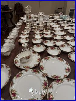 Royal Albert Old Country Roses Bone China Dinner Set Plates Bowls Cups Saucers