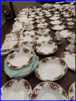 Royal Albert Old Country Roses Bone China Dinner Set Plates Bowls Cups Saucers