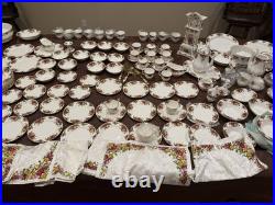 Royal Albert Old Country Roses Bone China Dinner Set Plates Bowls Cups Saucers