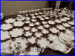 Royal Albert Old Country Roses Bone China Dinner Set Plates Bowls Cups Saucers
