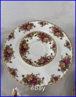 Royal Albert Old Country Roses Bone China Dinner Set Plates Cups Saucers