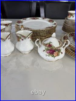Royal Albert Old Country Roses Bone China Dinner Set Plates Cups Saucers