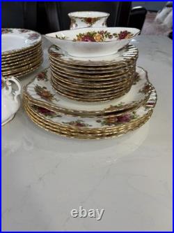 Royal Albert Old Country Roses Bone China Dinner Set Plates Cups Saucers