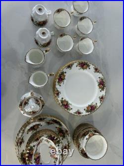 Royal Albert Old Country Roses Bone China Dinner Set Plates Cups Saucers