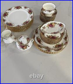 Royal Albert Old Country Roses Bone China Dinner Set Plates Cups Saucers