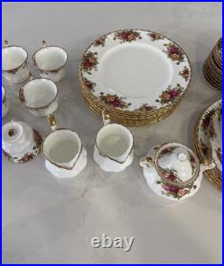 Royal Albert Old Country Roses Bone China Dinner Set Plates Cups Saucers