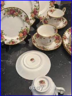 Royal Albert Old Country Roses Bone China Dinner Set Plates Cups Saucers Floral