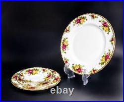 Royal Albert Old Country Roses Bone China Dinnerware Set of 4