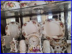 Royal Albert Old Country Roses Bone China Floral Dinner Set Plates Cups Teapot