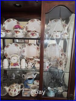 Royal Albert Old Country Roses Bone China Floral Dinner Set Plates Cups Teapot