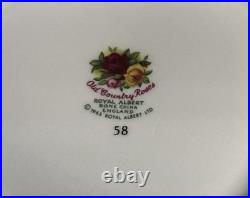 Royal Albert Old Country Roses Bone China Footed Cachepot Planter Bowl England