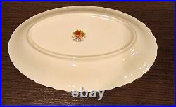 Royal Albert Old Country Roses Bone China Gravy Boat with Underplate