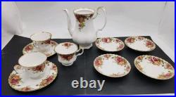 Royal Albert Old Country Roses Bone China Incomplete Set. Lot of 10