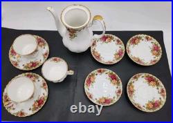 Royal Albert Old Country Roses Bone China Incomplete Set. Lot of 10