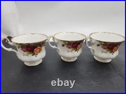 Royal Albert Old Country Roses Bone China Incomplete Set. Lot of 10