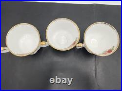 Royal Albert Old Country Roses Bone China Incomplete Set. Lot of 10