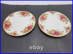 Royal Albert Old Country Roses Bone China Incomplete Set. Lot of 10
