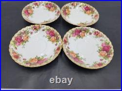 Royal Albert Old Country Roses Bone China Incomplete Set. Lot of 10