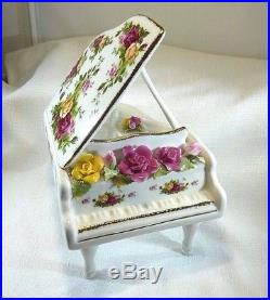 Royal Albert Old Country Roses Bone China Musical Piano