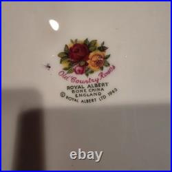 Royal Albert Old Country Roses Bone China Plate Floral Gold Trim England 1962