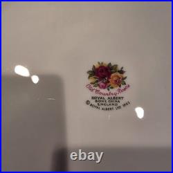 Royal Albert Old Country Roses Bone China Plate Floral Gold Trim England 1962