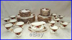 Royal Albert Old Country Roses Bone China, Service For 12, Perfect Condition