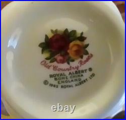 Royal Albert Old Country Roses Bone China Set 21 Pc England Covered Casserole