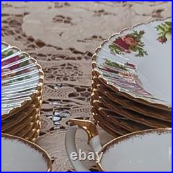 Royal Albert Old Country Roses Bone China Set Cup Saucer Plate Bowl England 1962