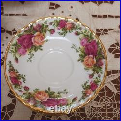 Royal Albert Old Country Roses Bone China Set Cup Saucer Plate Bowl England 1962