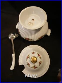 Royal Albert Old Country Roses Bone China Soup Tureen with Lid & Ladle