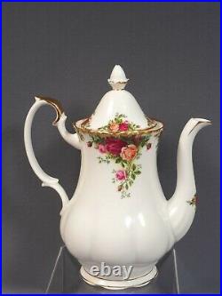 Royal Albert Old Country Roses Bone China Tall Large Coffee Tea Pot England