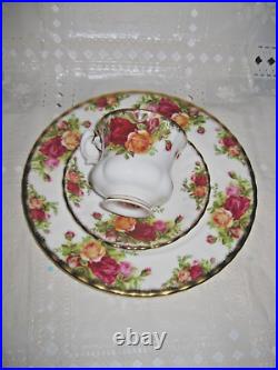 Royal Albert Old Country Roses Bone China Tea Cup, Saucer & Plate Set