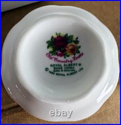 Royal Albert Old Country Roses Bone China Tea Set with Oval Tray Made in England