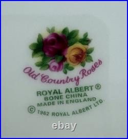 Royal Albert Old Country Roses Bone China Tea Set with Oval Tray Made in England