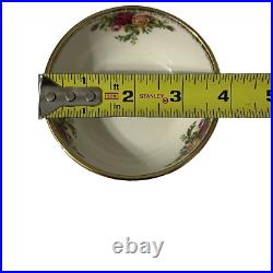 Royal Albert Old Country Roses Bowls Gold Trim Lot Set Of 6 Made In England