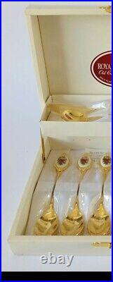 Royal Albert Old Country Roses Boxed Tea Spoons, Jam Spoon Butter Spreader